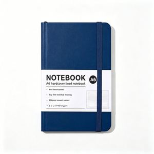 2026 PU Leather A6 <b>Notebook</b> Custom Logo Printing 100 Ivory White <b>Grid</b> Pages Wire-O Binding Macaron Color School Diary Gift - Product Image 3