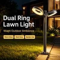 Lampe de balise LED pour allée extérieure, design minimaliste et élégant, 24W AC220V AC110V, éclairage paysager pour villa résidentielle