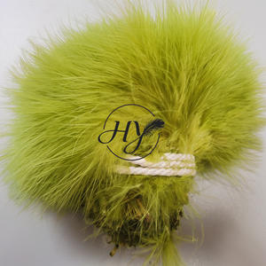 Plumas de Marabú de Pavo Verde Oliva de 5-6 Pulgadas de Calidad al por Mayor para Atar Moscas de Pesca - Product Image 6