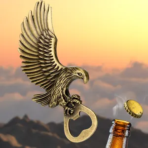 Steampunk Fashion Gift Antique Bronze Gadget Eagle Shaped Bottle Opener For Men Beer Opener Bar Kitchen Accessories Tools