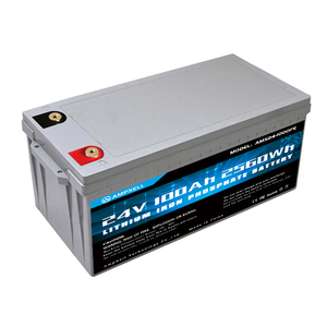Batería de Fosfato de Hierro y Litio de 24V 100ah 2.5 Kwh, Precio Competitivo OEM, AMX24-2000FE 24v 100ah 2.5kw - Product Image 3