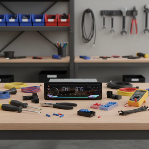 หน้าจอ LCD สีแบบถอดได้ รองรับ MP3 สำหรับรถยนต์ 12V ทั่วไป - Product Image 6
