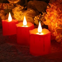 Bougies électroniques à chargement USB pour mariages, fêtes, cadeaux – Écologiques, alimentées par piles, avec minuterie, bougies LED en forme de pilier