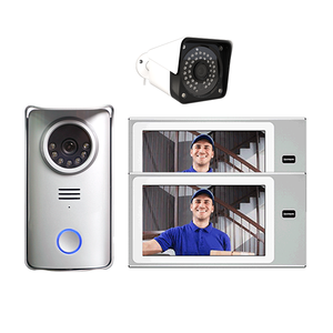 NOUVEAU Portable 4 filaire interphone audio point à point transfert visiophone visiophone pour villa système Avec Déclencheur - Product Image 1