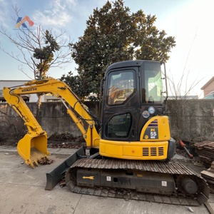 Mini-excavatrice Komatsu d'occasion de 5,5 tonnes, d'origine japonaise, bien entretenue, en bon état, modèle Komatsu PC 55MR - Product Image 1