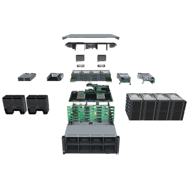 FusionServer 5288 5885H G5500 V5 V6 V7 V3 V8 4U Rack Server NEW Original Huaweis AI 8 10 GPU Server in Stock