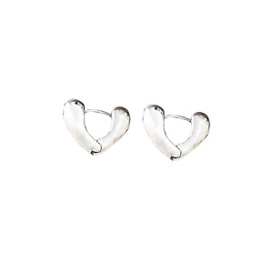 S925 Sterling <b>Silver</b> Minimalist Earrings Korean Style Everyday Wear Jewelry Set 925 <b>Silver</b> Huggie Hoop <b>Studs</b> Fashion Accessories - Product Image 5