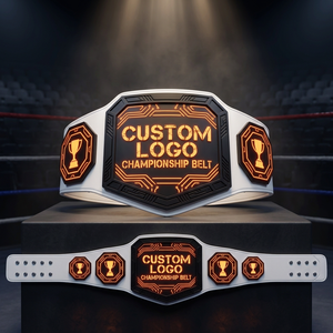 World Heavyweight <b>Wrestling</b> Championship <b>Belt</b> Grappling Taekwondo & Karate - Product Image 1