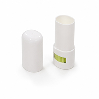 Contenant en PP recyclable de 8,5 g, emballage personnalisé rond et plat pour baume cosmétique, crème solaire, déodorant