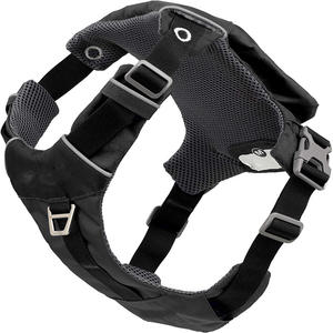 犬用の高品質軽量ベストハーネス、ポケット付き反射ソフト通気性メッシュペットハーネス、ポーチに折りたたむ - Product Image 1