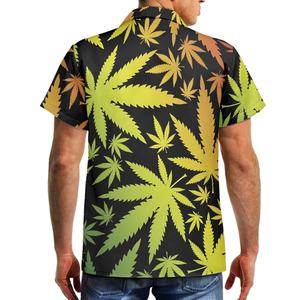 T-shirts personnalisés d'été Hawaii Fiesta Camisa Hawaiana Algodon Para Hombre Chemise <span class=keywords><strong>Hawaienne</strong></span> Aloha Beach Chemise décontractée tropicale pour homme - Product Image 5