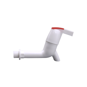 New Modern L-Handle Design Water Tap Plastic Bathroom Kitchen Cheap PP Faucet Bibcock - Product Image 6
