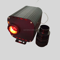 Projecteur LED RVBW à fibres optiques Twinkle City Climbing avec télécommande RF, indice de protection IP20, en aluminium et PMMA, refroidissement par ventilateur, intensité variable