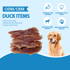 Delicioso Snack Saludable para Mascotas, Fabricante de Cecina de Pato, Bocadillo para Perros con Alto Contenido de Proteínas y Bajo en Grasas, Tiras de Pato, Golosinas Naturales para Perros - Product Image 1