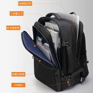 Alpha3 Series Laptop <b>Backpack</b> Black 15.6 Inch Anti Theft Expandable Capacity For Travel Daily Use - Product Image 3