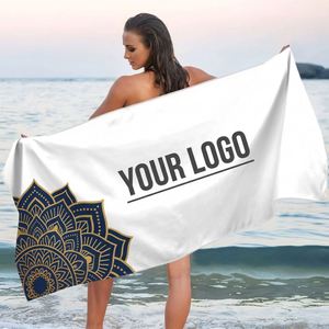 ผ้าเช็ดตัวชายหาดไมโครไฟเบอร์สั่งทำขายส่ง 250 GSM - Product Image 1