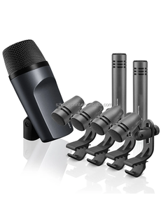 Kit de Micrófonos para Batería E900 de 7 Piezas con Estuche de Plástico <span class=keywords><strong>E906</strong></span> E904 E902, Micrófono de Batería con Cable para Grabación en Escenario, Kit de Micrófonos para Instrumentos de Batería - Product Image 4