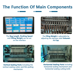 Machines d'emballage <span class=keywords><strong>à</strong></span> plusieurs rangées <span class=keywords><strong>à</strong></span> bas prix de <span class=keywords><strong>promotion</strong></span> d'usine pour les machines d'emballage <span class=keywords><strong>à</strong></span> plusieurs voies de sac en plastique de granule de <span class=keywords><strong>grain</strong></span>/<span class=keywords><strong>café</strong></span>/sucre - Product Image 4