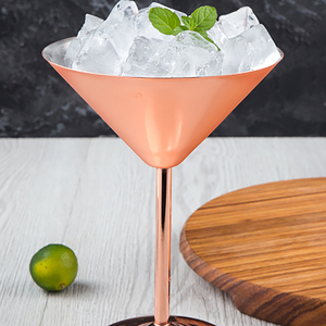 Copas de cóctel <span class=keywords><strong>Martini</strong></span> y copa de vino de acero inoxidable dorado o copa de <span class=keywords><strong>Martini</strong></span> de acero para beber cóctel de vino tinto - Product Image 6