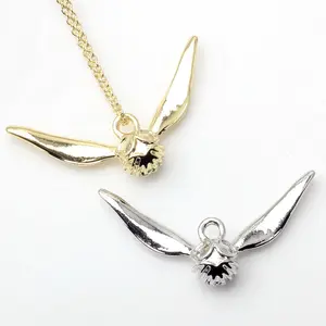 Melhor qualidade pingente pequeno de forma de asas de coruja DIY jóias artesanais brincos pulseira colar acessórios