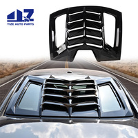 Lames de pare-brise arrière, pare-soleil, couvre-ventilation pour accessoires Dodge Charger 2011-2023 (noir brillant)