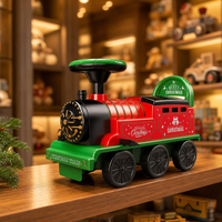 Train électrique pour enfants avec rails, lumières et musique, jouet pour garçons et filles