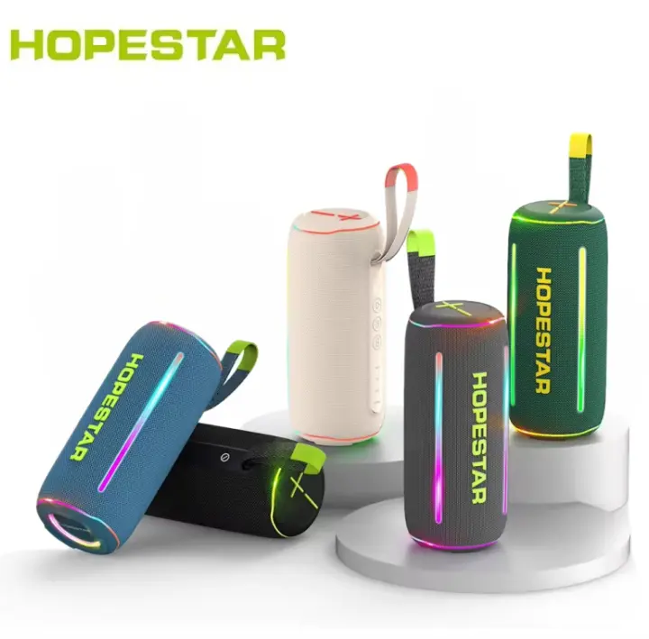 Hopestars P58 40W Công Suất Cao Xách Tay Màu Xanh Răng Loa Âm Thanh Mạnh Mẽ Loa Siêu Trầm Không Dây IP67 Không Thấm Nước Máy Nghe Nhạc Đài Phát Thanh FM