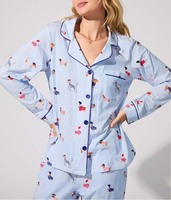 Pyjamas de famille en bambou 100% éco-responsable personnalisés, impression numérique, pyjamas de Noël surdimensionnés de luxe, ensemble deux pièces