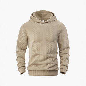 <span class=keywords><strong>Felpa</strong></span> con <span class=keywords><strong>Cappuccio</strong></span> <span class=keywords><strong>da</strong></span> <span class=keywords><strong>Uomo</strong></span> di Alta Qualità in Tessuto Fantasia, Trapuntata a Rombi, con Polsini a Costine, Stile Streetwear Oversize - Product Image 4