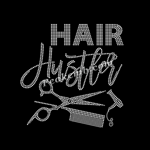 Hot Fix personnalisé <span class=keywords><strong>cheveux</strong></span> Hustle <span class=keywords><strong>strass</strong></span> conception extensible impression par transfert de chaleur pour les vêtements - Product Image 2