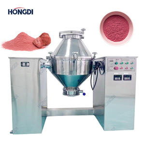 Mezclador de Cono doble de acero inoxidable tipo doble potencia para mezclar pigmentos de café en polvo - Product Image 1