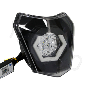 Faro LED Hexagonal RGB YHMOTO, Sistema de Iluminación con Control por Aplicación para KTM EXC 125 250 300 350 450, Corriente Directa - Product Image 3