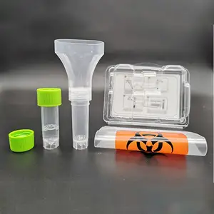 Kit de collecte des écouvillons en plastique de laboratoire kit de collecte de salive vente en gros