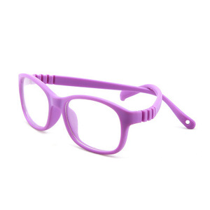 Enfants Lunettes Cadre Flexible TR90 gel De Silice Lunettes Avec Lanière Myopie Lunettes Optiques Montures De Lunettes - Product Image 1