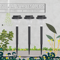 Lampes LED solaires IP65 pour aménagement paysager avec batterie, lumière blanc chaud doux 2700K, matériau ABS, certifiées CE pour usage extérieur en jardin