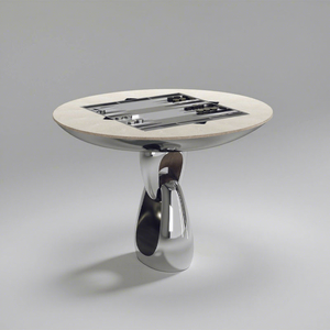 Mesa de Juego Multifuncional de Acero Inoxidable de Alta Gama para Cartas y Juegos de Mesa, para Entretenimiento - Product Image 3