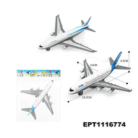 EPT Dollar Toys Alliage Pull Back Avion de ligne Jouet de simulation d'avion résistant aux chutes Modèle d'avion militaire Avions de jeu pour enfants