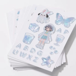 Cute Little Elf Colorful Journal Water Cup Goo Card <b>Stickers</b> 50 <b>Sheets</b> PVC Wholesale Cartoon <b>Stickers</b> - Product Image 1