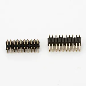 Pin Header 1.27mm Dual Row H=1.5mm SMT With Post