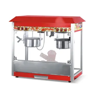 Commercial Stainless Steel Electric Popcorn Machine Cart Popcorn Machine Supplier Maker