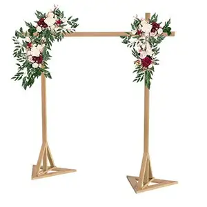 Legno triangolo legno wed Wedding Arch fondale cornice Stand arco di fiori in legno per matrimonio