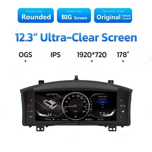 จอ LCD ดิจิตอลสำหรับรถยนต์ Lexus LX570 ปี 2007-2017 แผงหน้าปัดมาตรวัดความเร็วแบบดิจิตอล จอแสดงผลเสมือนจริง ชุดหน้าปัดหลัก ระบบ Linux สำหรับพวงมาลัยซ้ายและขวา - Product Image 4