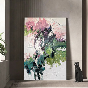 Hand Painted Oil Painting Abstract Art Canvas Wall Art <b>Large</b> Rectangle No <b>Frame</b> Living Room Decor - Product Image 3