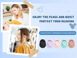 Bouchons d'oreilles en silicone souple personnalisables avec logo, 4 tailles, filtre anti-bruit, embouts en mousse à mémoire de forme, bouchons d'oreilles insonorisants - Product Image 6