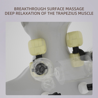 Usine Rechargeable 4D Smart Shiatsu Dos Épaule Cou Masseur Tête et Épaule Smart Massager