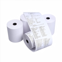 Papel para Rollos de Registro de Oficina, Rollo de Papel Térmico de 80*80mm, Impresión de Alta Definición, Sin BPA, 3-1/8 Pulgadas, 230 Pies
