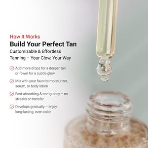 <span class=keywords><strong>Gotas</strong></span> <span class=keywords><strong>Autobronceadoras</strong></span> Personalizables con Escualano Vegano Orgánico y Ácido Hialurónico, Suero para el Cuidado de la Piel con Efecto Suavizante Facial, Bronceador con DHA - Product Image 4
