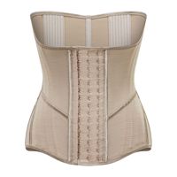 Faja Reductora Deportiva de Nylon Transpirable con Soporte Lumbar y Abdominal, Diseño de Malla de 21 Varillas, Efecto Moldeador de Cintura y Espalda Alta, Ideal para Verano