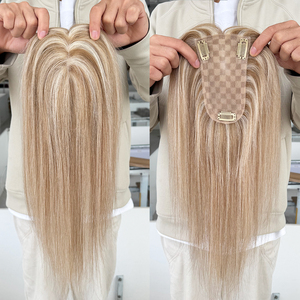 Factory Direct 100% Russian Raw Human Hair <b>Wigs</b> 3*6 Toppers for Women Lace Frontal <b>Wig</b> Hot Supplier Silk Base - Product Image 2