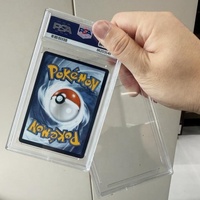 Présentoir en plastique pour cartes de collection personnalisées, certifiées PSAA, scellées par ultrasons, pour timbres-poste et cartes TCG/sportives